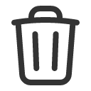 иконка trash, мусорный бак