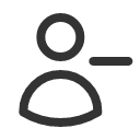 иконки user minus, user, пользователь, minus, минус