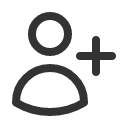 иконки user plus, user, пользователь, plus, плюс