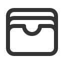 иконка wallet, кошелек