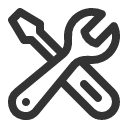 иконка wrench screwdriver, wrench, гаечный ключ, screwdriver, отвертка