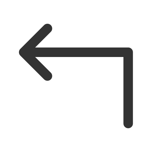 иконка arrow turn up left, arrow, стрелка, turn, вращать, up, стрелка вверх, left,