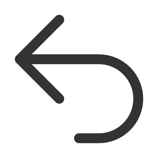 иконка arrow uturn left, arrow, стрелка, uturn, left,