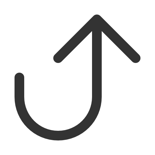 иконка arrow uturn up, arrow, стрелка, uturn, up, стрелка вверх,