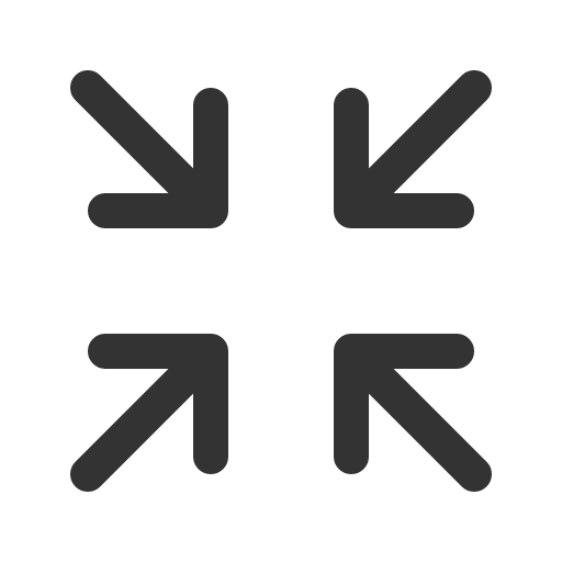 иконка arrows pointing in, arrows, pointing, in, увеличить,