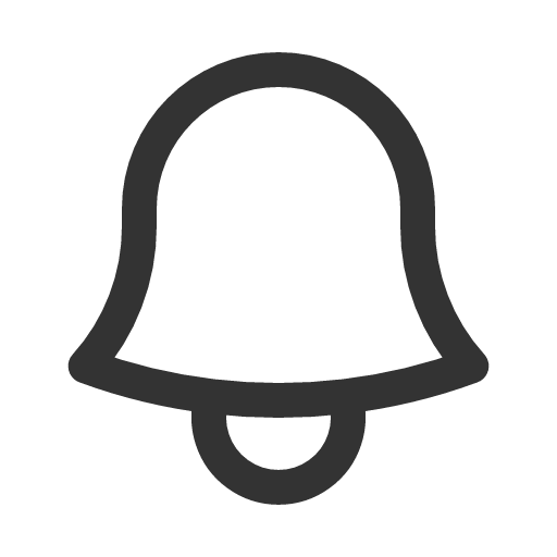 иконка bell, колокольчик,