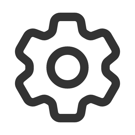 иконка cog 6 tooth, cog, tooth,