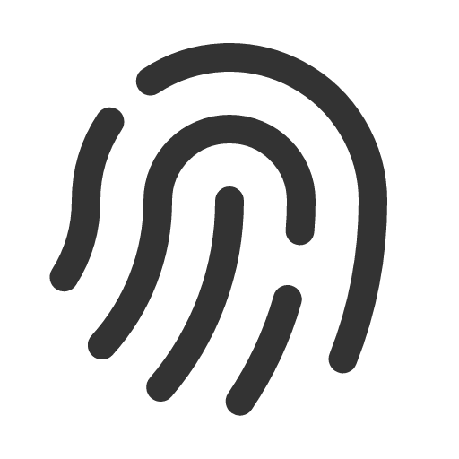 иконка finger print, finger, print, принтер,
