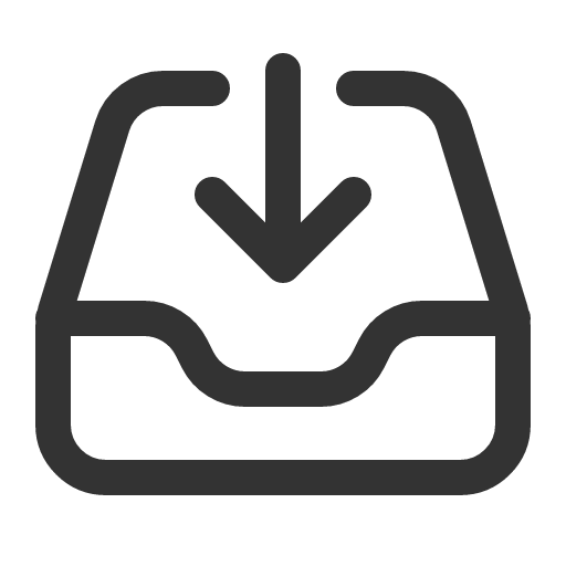 иконка inbox arrow down, inbox, почта, arrow, стрелка, down,