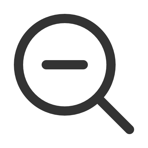 иконка magnifying glass minus, magnifying, glass, minus, минус,
