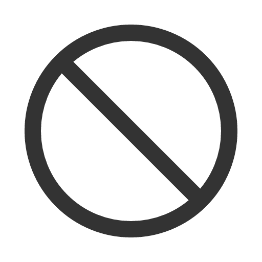иконка no symbol, no, symbol,