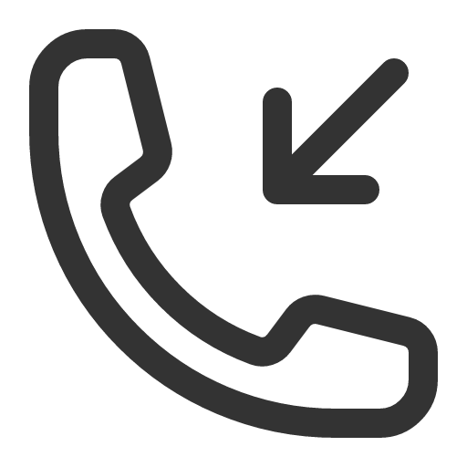 иконка phone arrow down left, phone, телефон, arrow, стрелка, down, left,