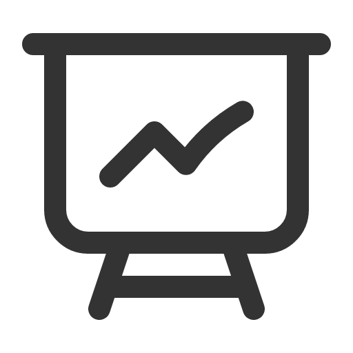 иконка presentation chart, presentation, презентация, chart, график,