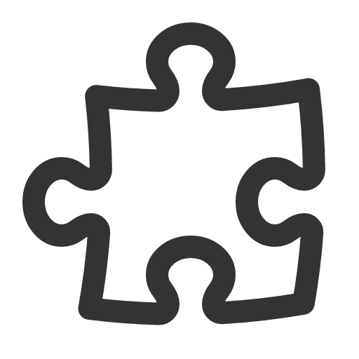 иконка puzzle piece, puzzle, piece,