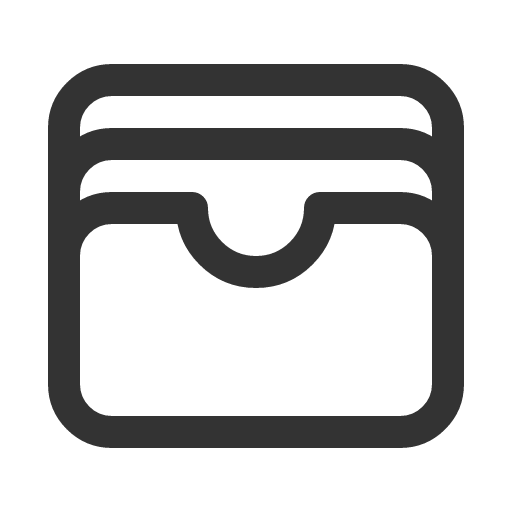 иконка wallet, кошелек,