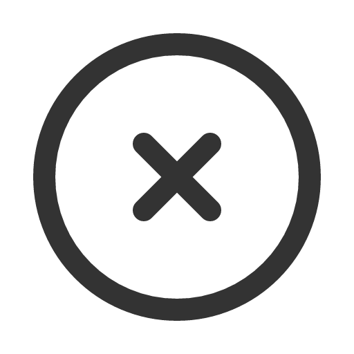иконка x circle, circle,