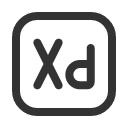 иконка adobe xd, adobe, xd