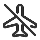 иконки airplane off, airplane, самолет, off