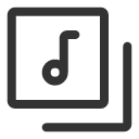 иконки album list, album, list