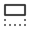иконка align top box, align, top, box, коробка