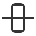 иконка align vertical centers, align, vertical, centers