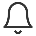 иконки bell, колокольчик