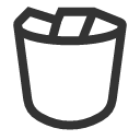 иконка bin full, корзина, bin, full
