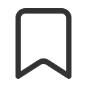 иконка bookmark, закладка