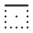 иконки border top, border, границы, top