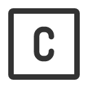 иконки c square, square