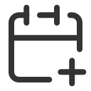 иконки calendar plus, calendar, календарь, plus, плюс