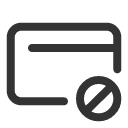 иконки card no access, card, кредитная карточка, no, access