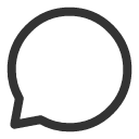 иконка chat bubble empty, chat, чат, bubble, empty
