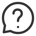 иконка chat bubble question, chat, чат, bubble, question, вопрос