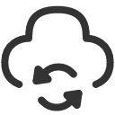 иконка cloud desync, cloud, облако, desync