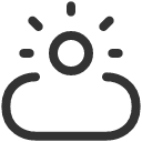 иконка cloud sunny, cloud, облако, sunny, погода