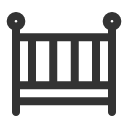 иконки crib, кровать
