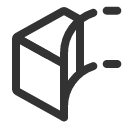 иконка cube cut with curve, cube, cut, вырезать, with, curve, стрелка