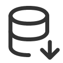 иконки database export, database, база данных, export, экспорт