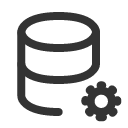 иконка database settings, database, база данных, settings, настройки