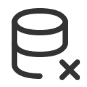 иконки database xmark, database, база данных, xmark