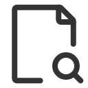 иконка doc magnifying glass, doc, magnifying, glass