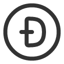 иконки dogecoin circle, dogecoin, circle