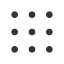 иконка dots grid 3x3, dots, grid, игра, 3x3