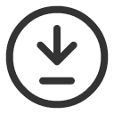 иконка download circle, download, скачать, circle