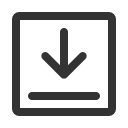 иконка download square, download, скачать, square