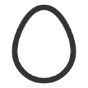 иконка egg, пасхальное яйцо