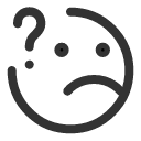 иконка emoji puzzled, emoji, puzzled
