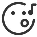 иконка emoji sing right note, emoji, sing, кошка, right, стрелка, note