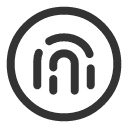иконки fingerprint circle, fingerprint, отпечаток пальца, circle